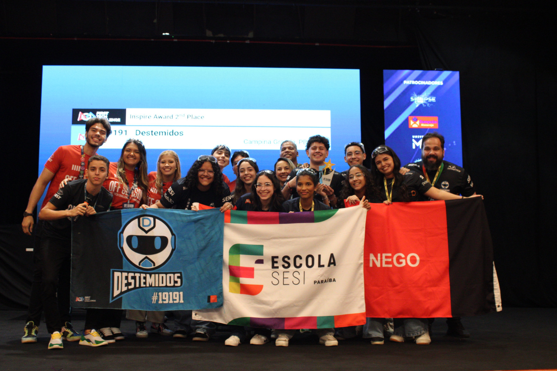 Equipes paraibanas da Escola SESI são premiadas em torneio interestadual de robótica