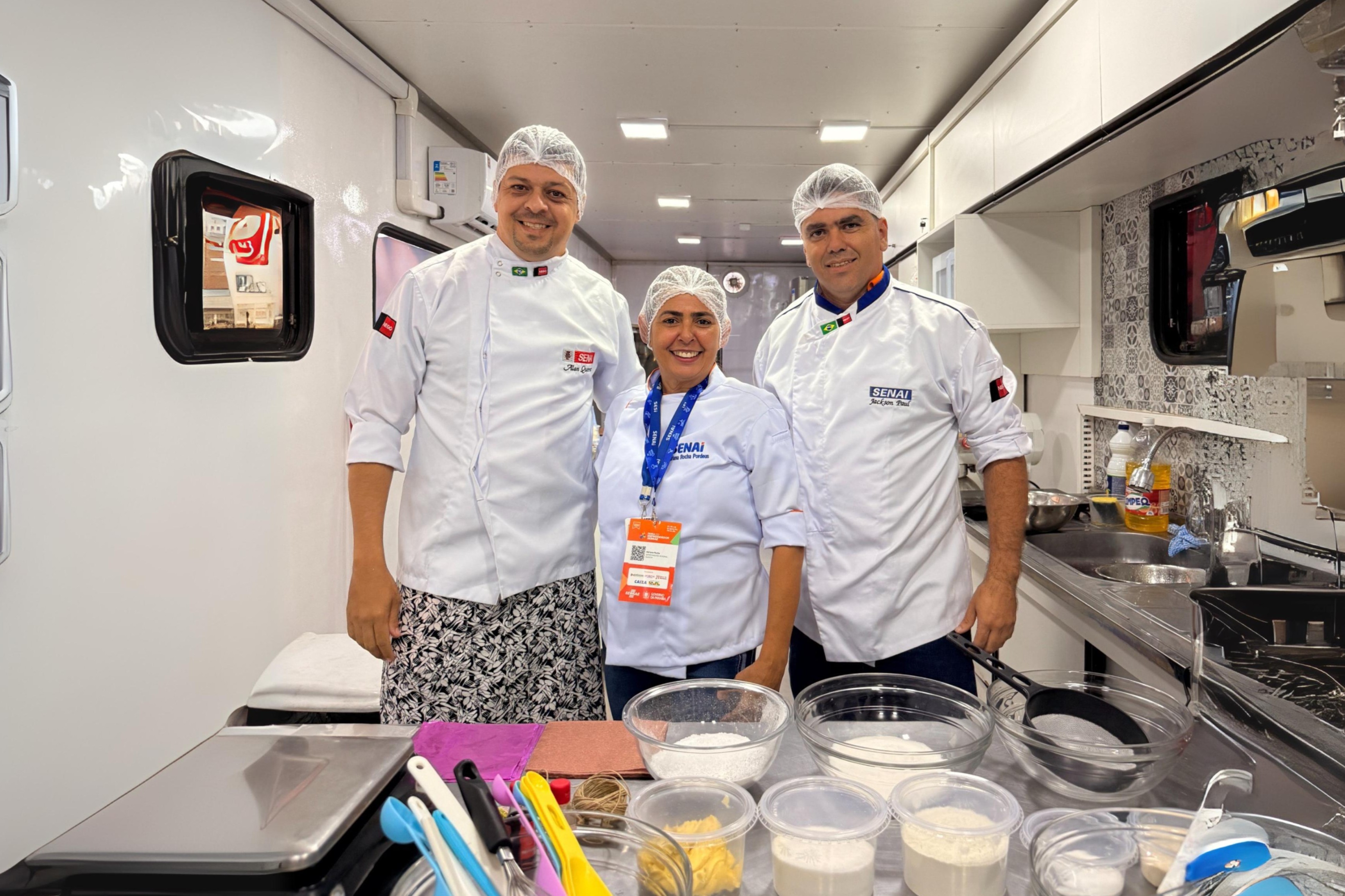 Exporpão Paraíba: unidade móvel do SENAI oferece oficinas gratuitas ao público durante o evento