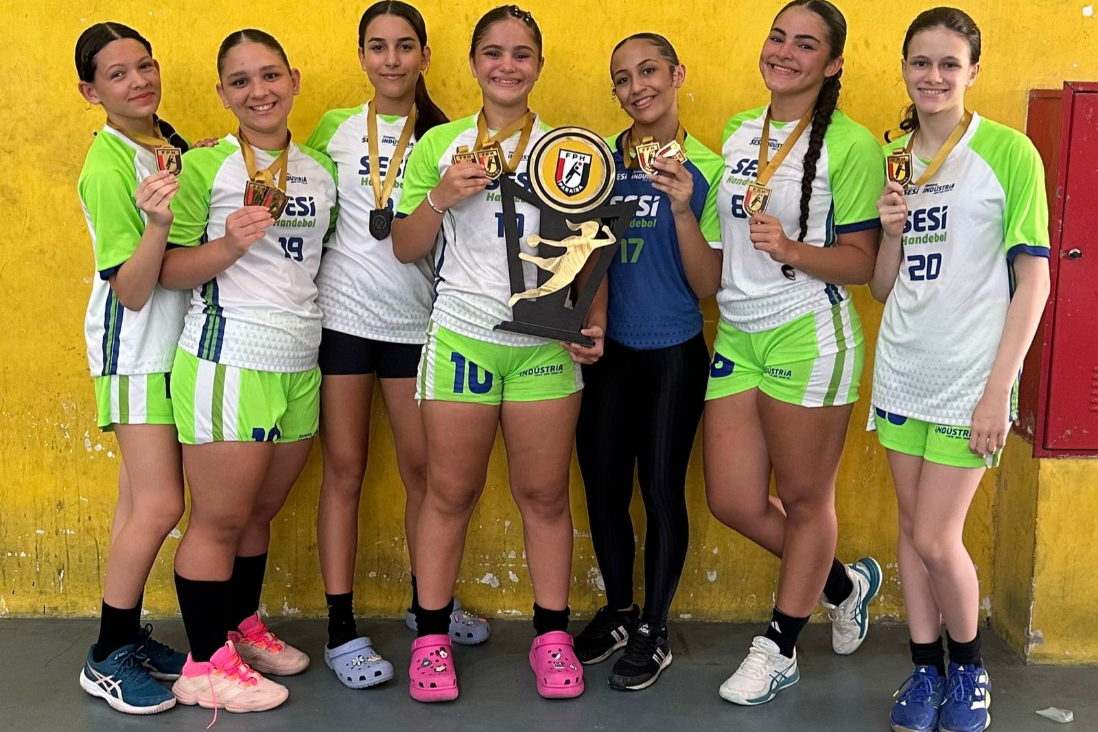 Equipe de Handebol do SESI PB conquista cinco premiações no Campeonato Paraibano