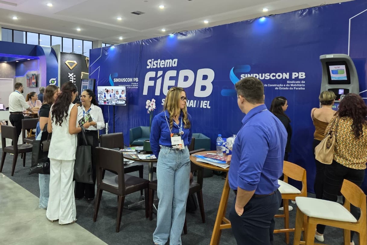 Sistema FIEPB leva inovação, serviços e inteligência de dados à CONSTRUCON