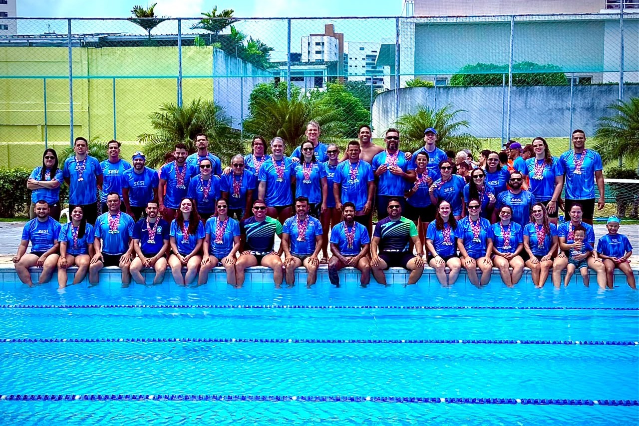 SESI Paraíba conquista vice-campeonato geral no Torneio Nordeste de Natação Master