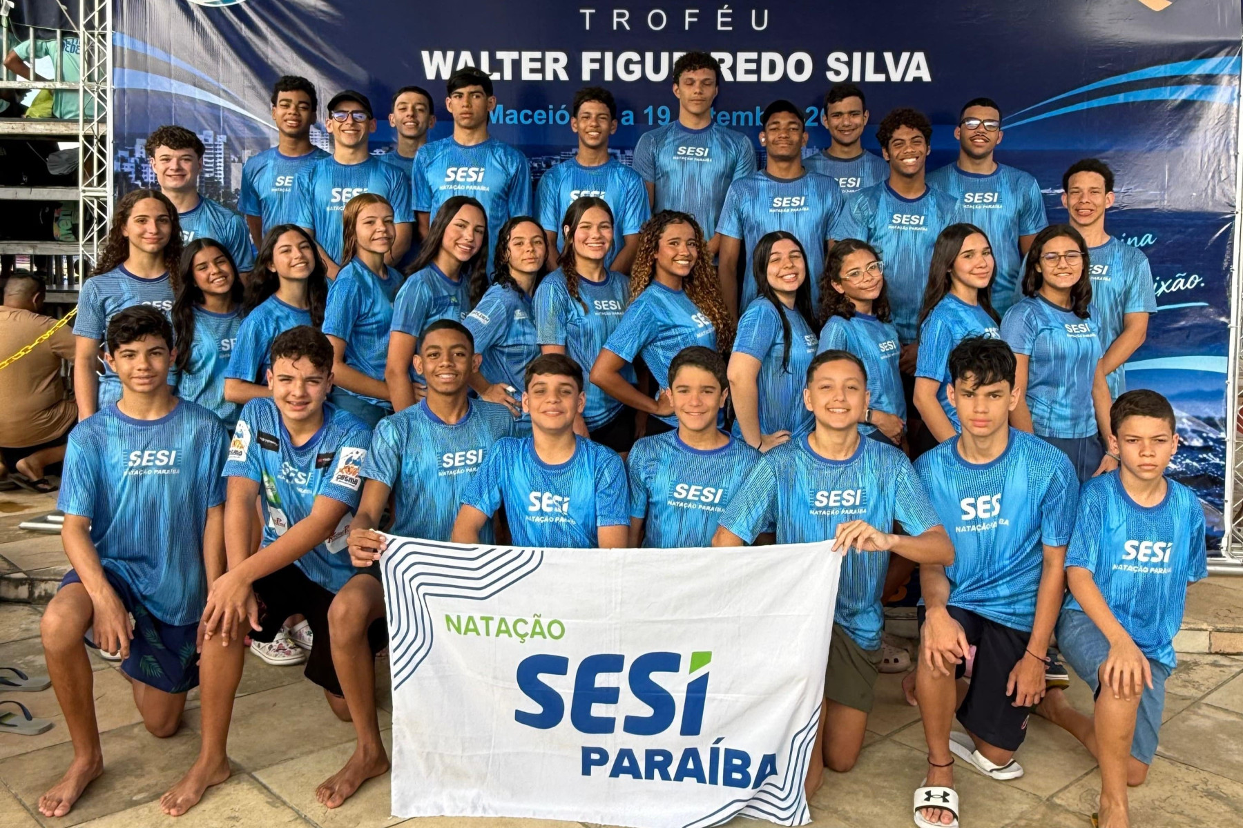 SESI Paraíba faz história e conquista 3º lugar geral no Norte-Nordeste de Natação