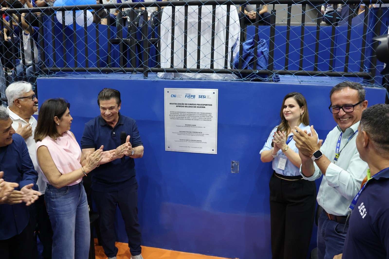 Presente para Campina: emoção e esporte marcam entrega do Novo Ginásio Sesi Prata